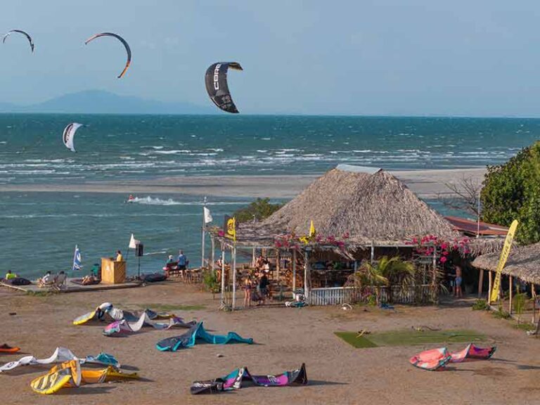 Launch Area and Restaurant of Panama Kite Center